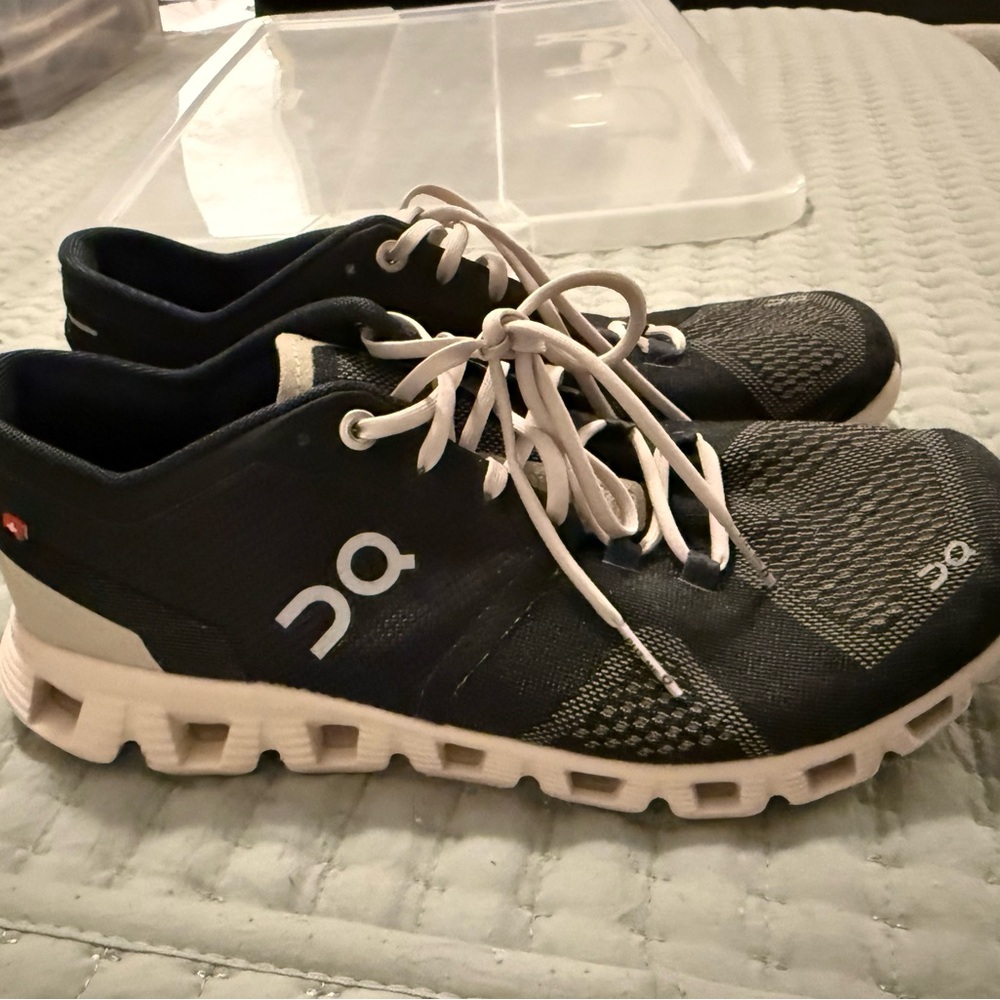 On Running Women’s Black and White Athletic Shoes - Picture 11 of 12